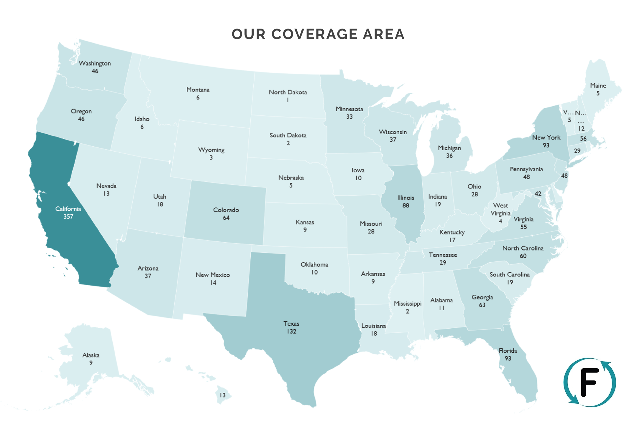 Flipcause Coverage Map 2017
