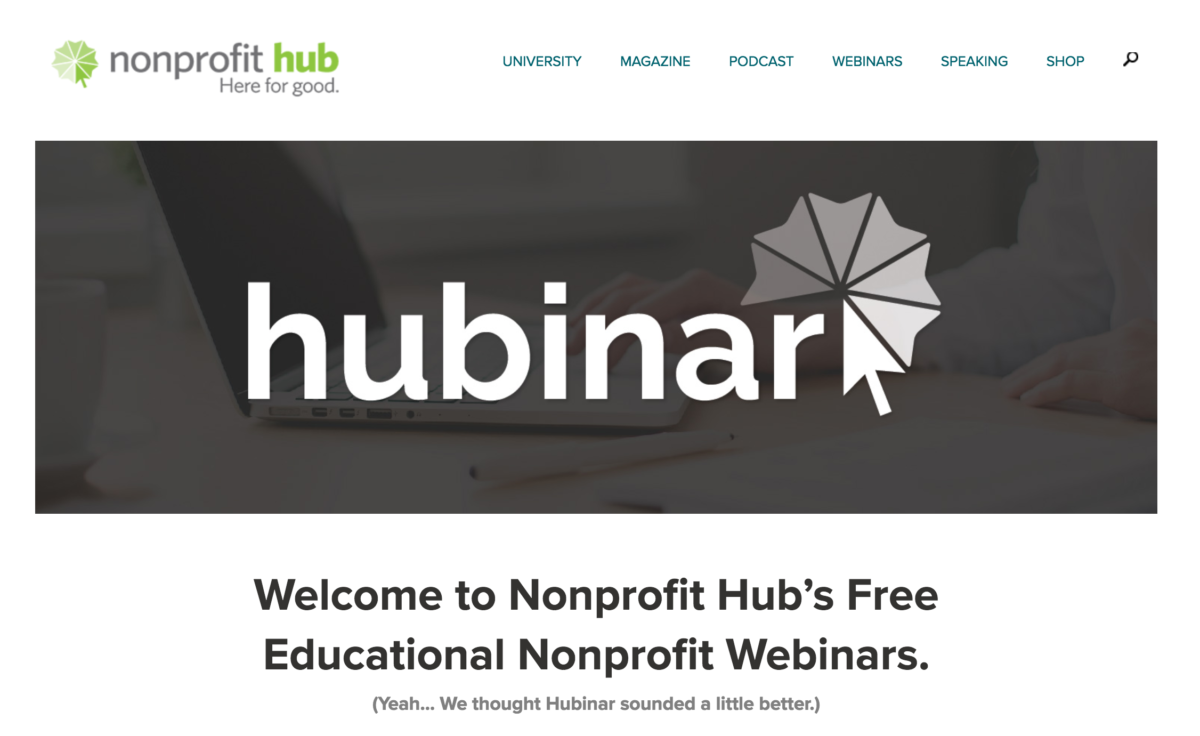 Here's Where to Find the Best Free Nonprofit Webinars