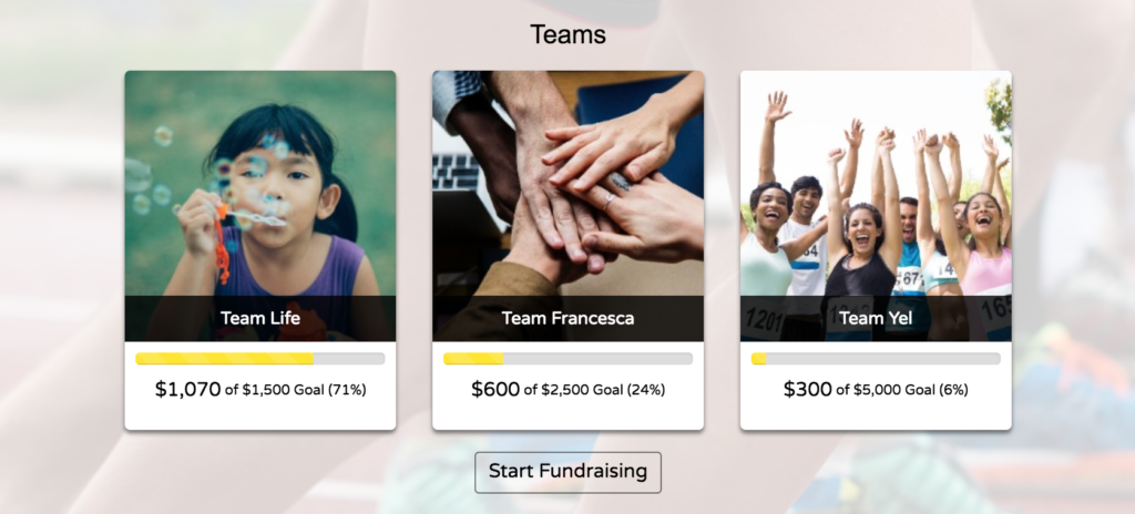 motivate peer-to-peer fundraisers with teams